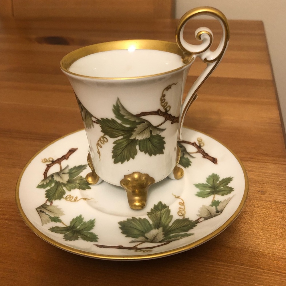 Vintage Hackefors Teacup & Saucer